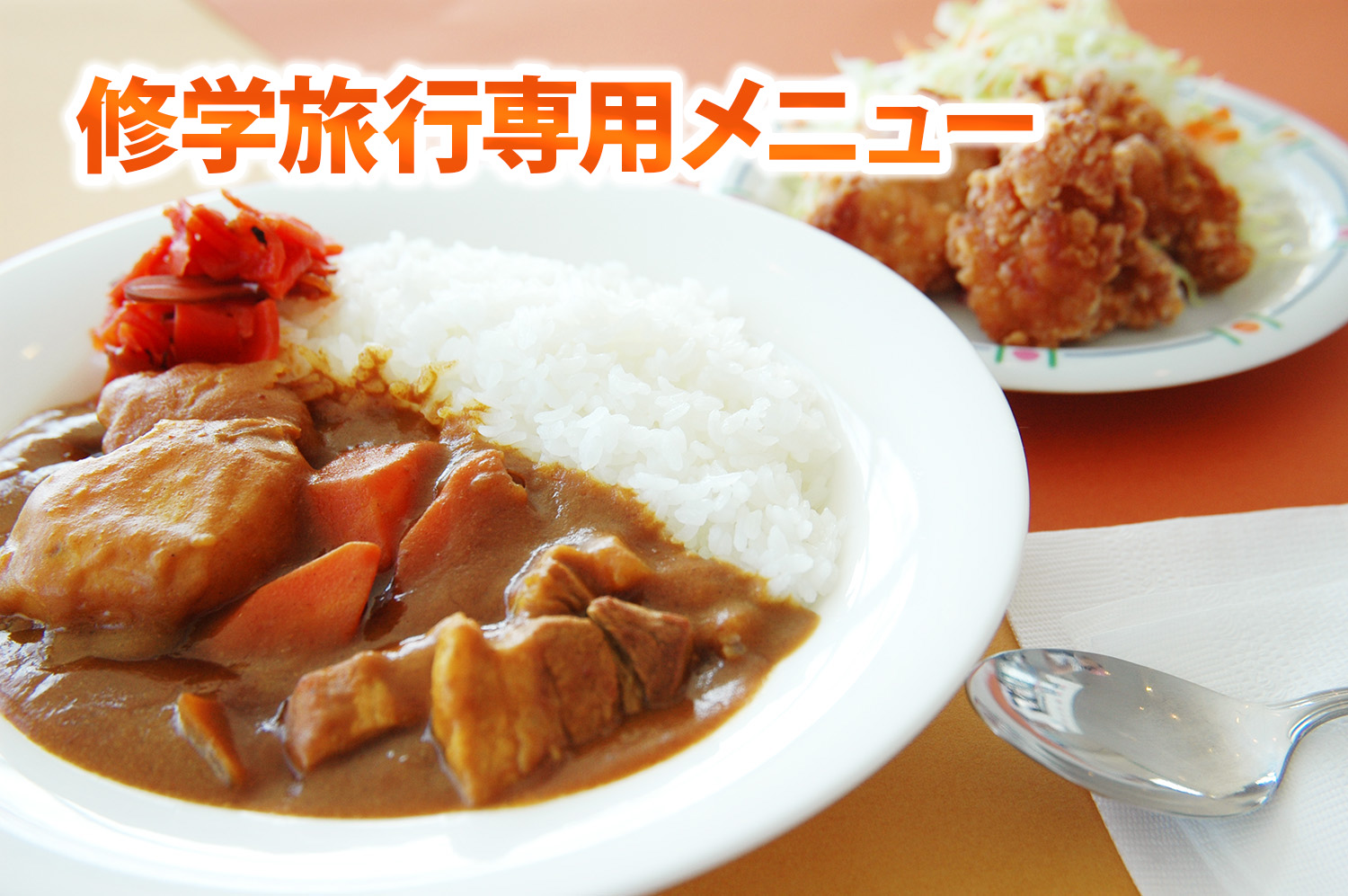 修学旅行生専用メニュー｜ふらのカレー